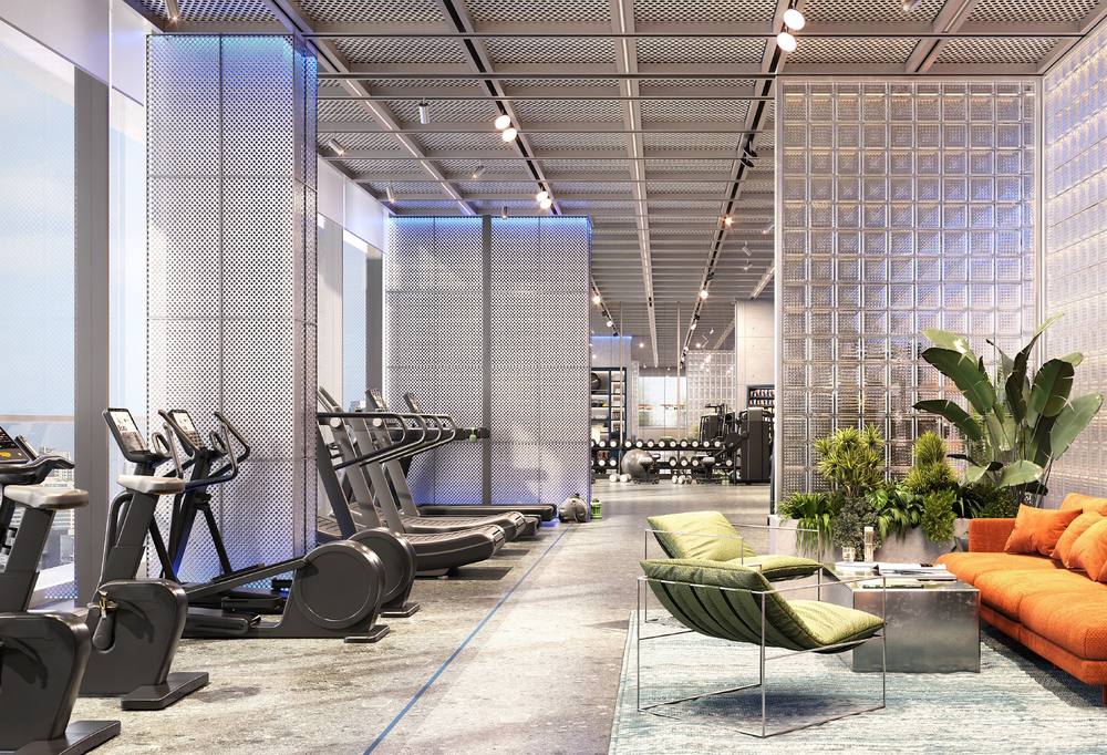 KORE training floor equipped by Technogym