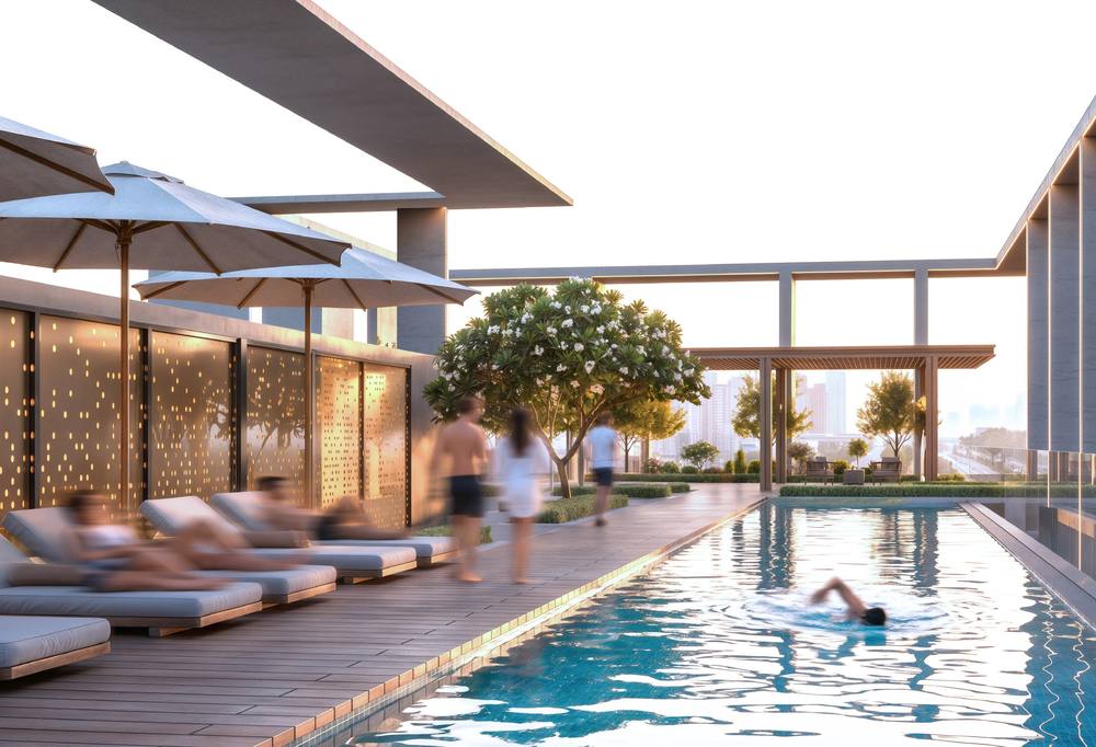 KORE rooftop leisure pool